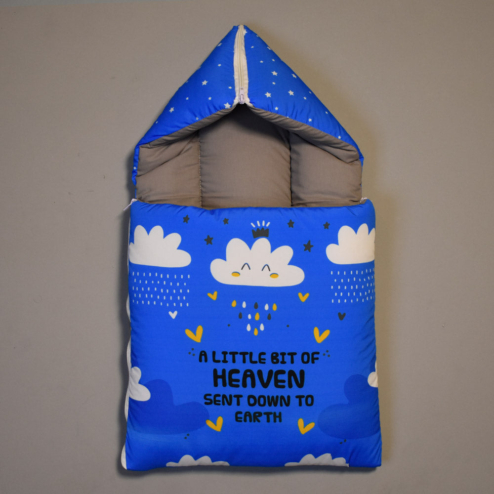 Baby Carry Nest - Heaven Design Blue Colour