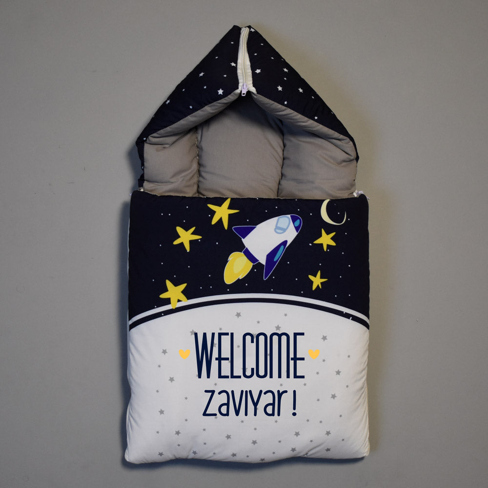 Baby Customized Carry Nest – Rocket Design