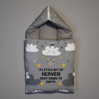 Baby Carry Nest - Heaven Design Grey Colour