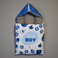 Baby Carry Nest - It's A Boy Blue Design