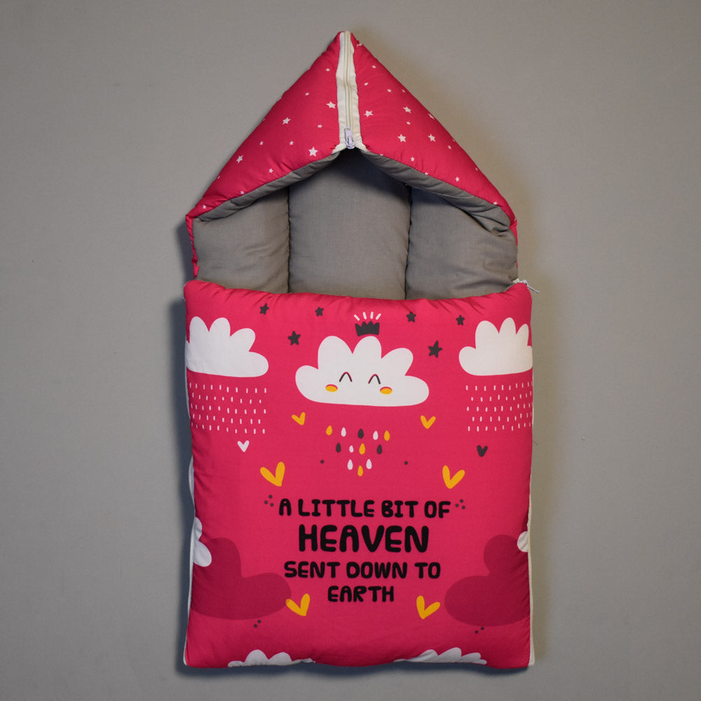 Baby Carry Nest - Heaven Design Pink Colour