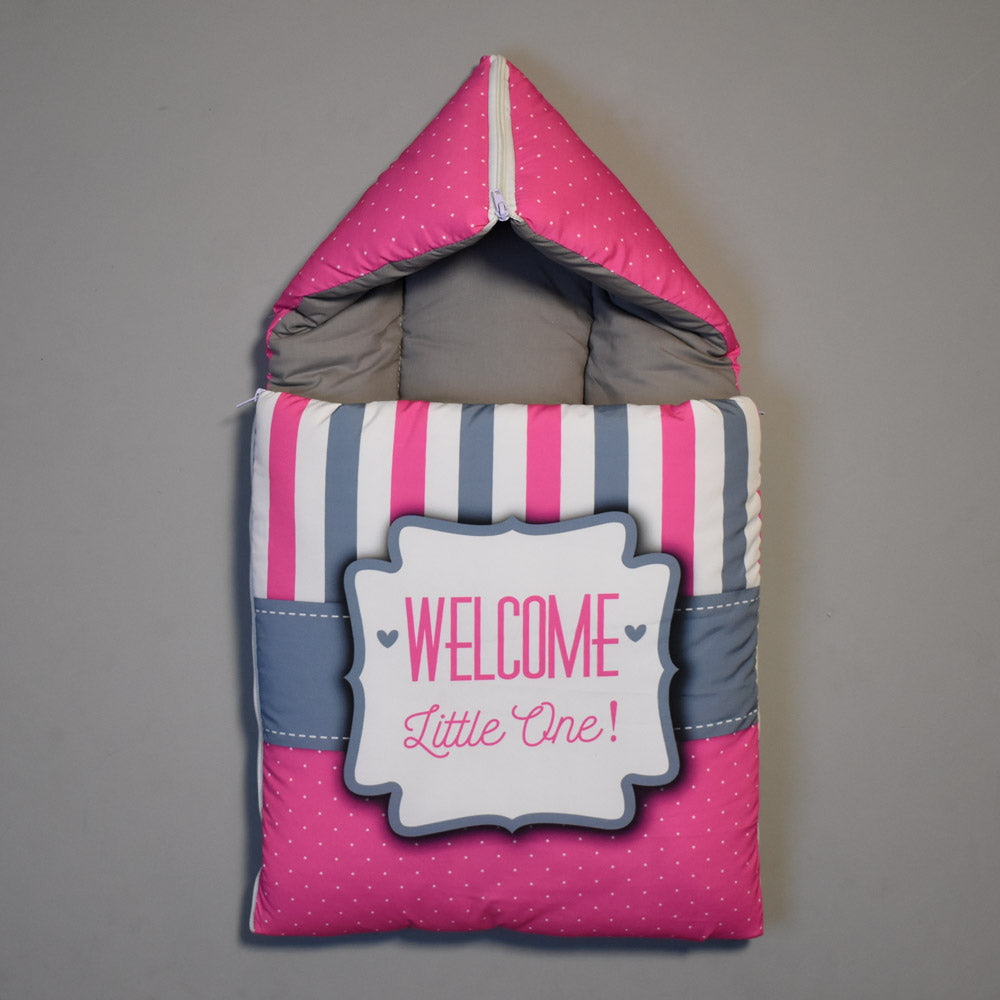 Baby Carry Nest – Welcome Design Pink Colour