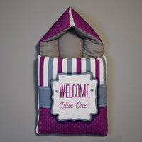 Baby Carry Nest - Welcome Design Purple Colour