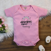 Baby Romper Dreams Design Pink