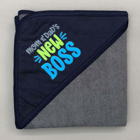Bath Towel With Hood Grey New Boss Design