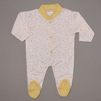 Newborn Full Romper with Socks – Beige Colour