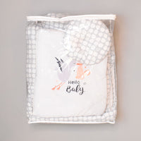 7pcs Bedding Set For Baby - Bird Design