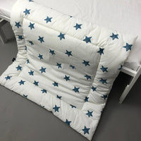 Baby Quilt - Blue Stars Design