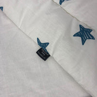 Baby Quilt - Blue Stars Design