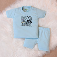 Suits For Baby – Digger Blue Design