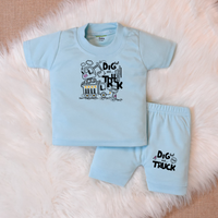 Suits For Baby – Digger Blue Design