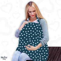 Feeding Apron / Nursing Cover – Polka Dots Design