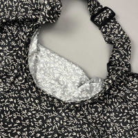 Feeding Apron / Nursing Cover – Grey Floral Design