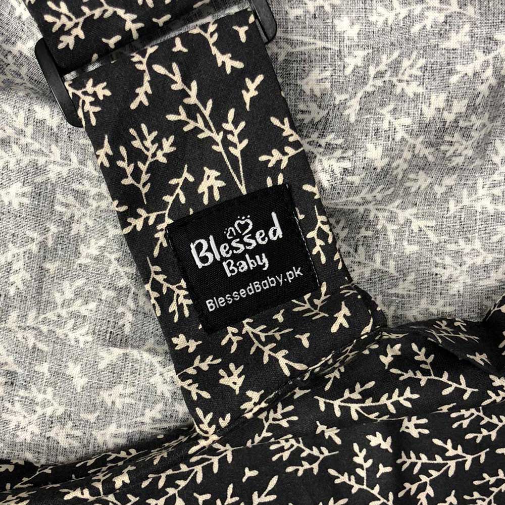 Feeding Apron / Nursing Cover – Grey Floral Design