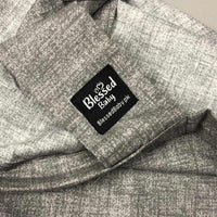 Feeding Apron / Nursing Cover – Grey Texture Design