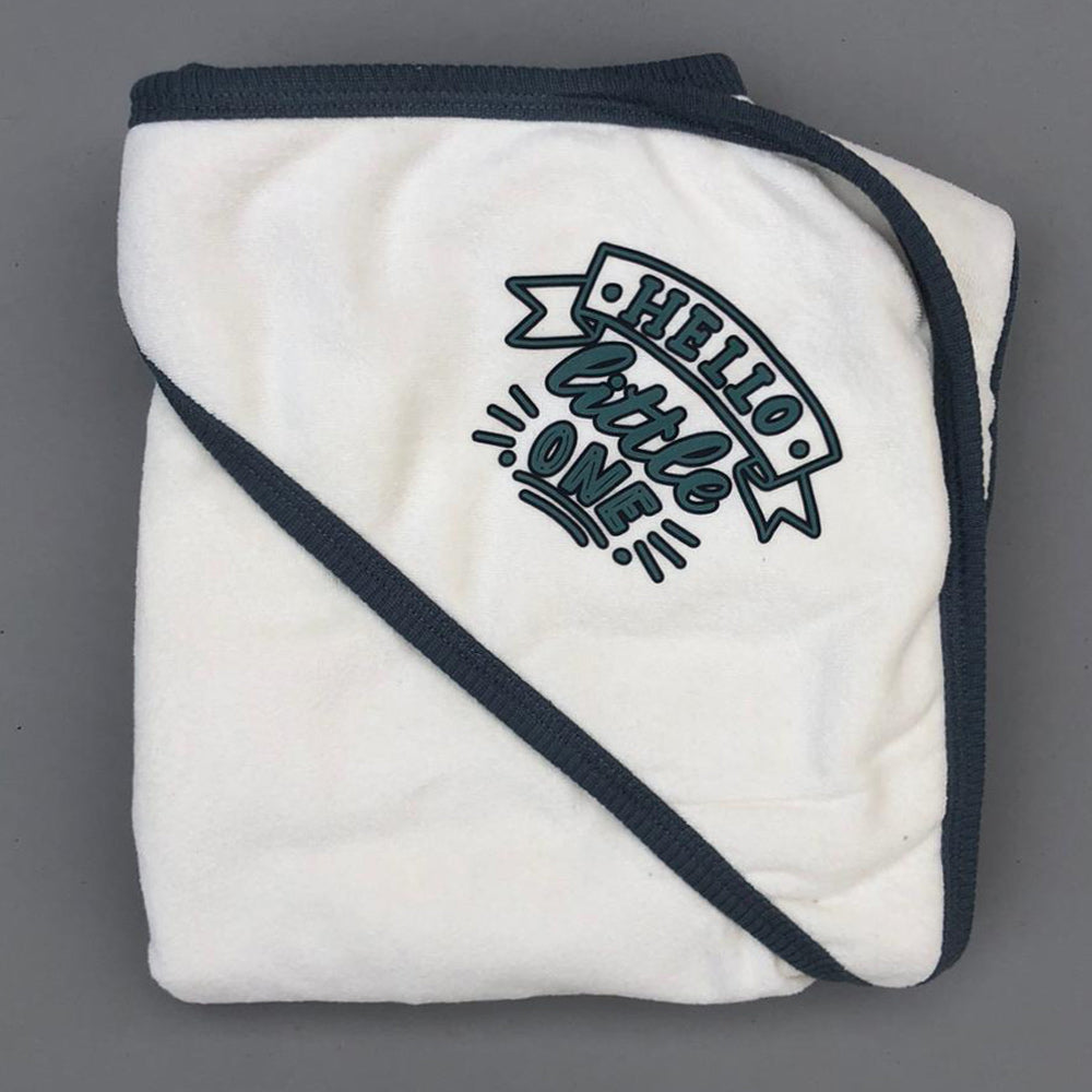 Baby Bath Towel - Hello little One Design