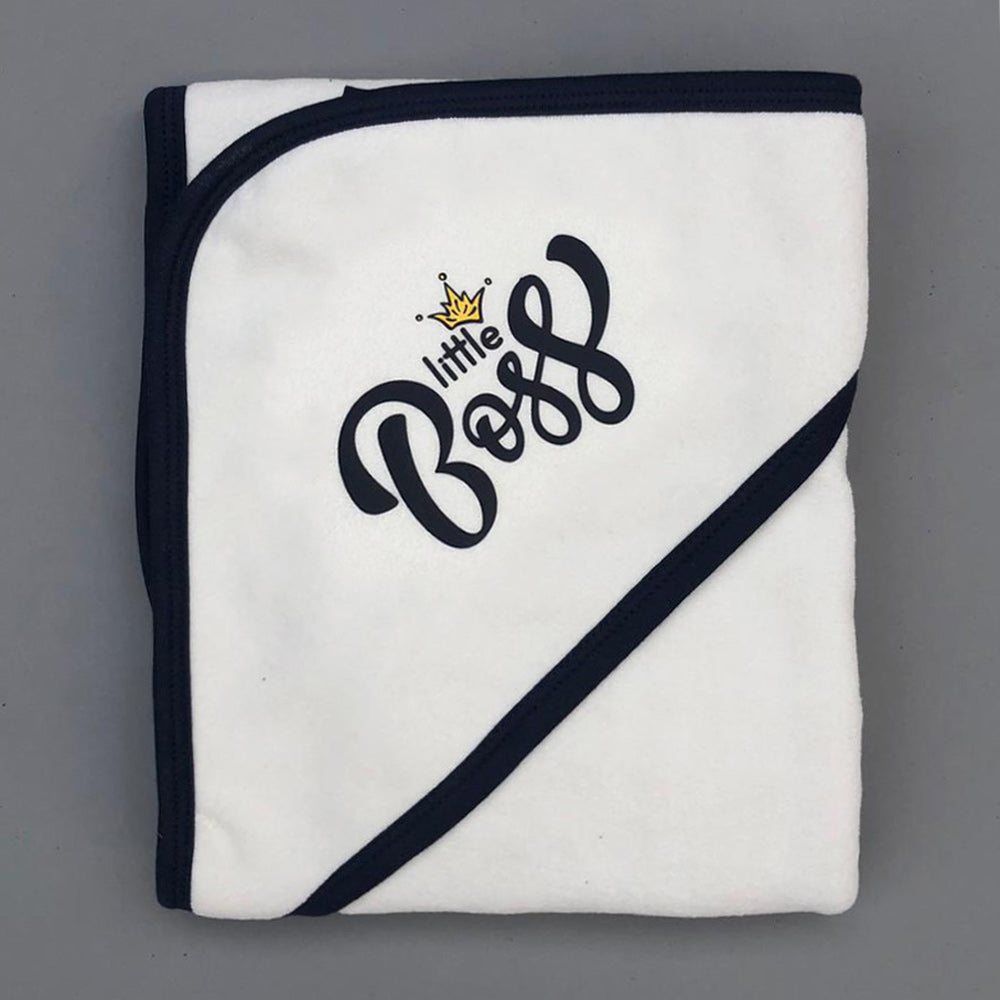 Baby Bath Towel - Little Boss Design