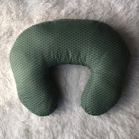 Nursing Pillow - Green Textured Print