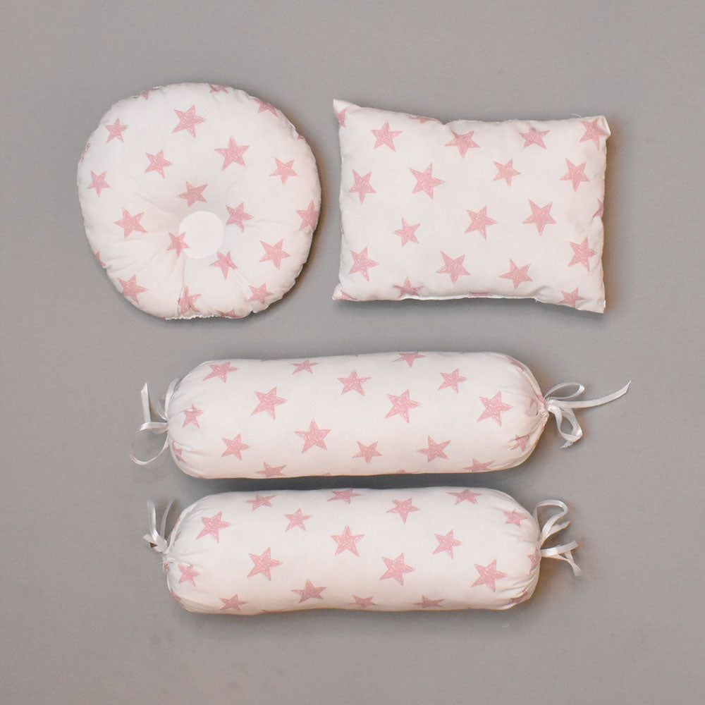 7pcs Bedding Set For Baby - Twinkle Pink Design