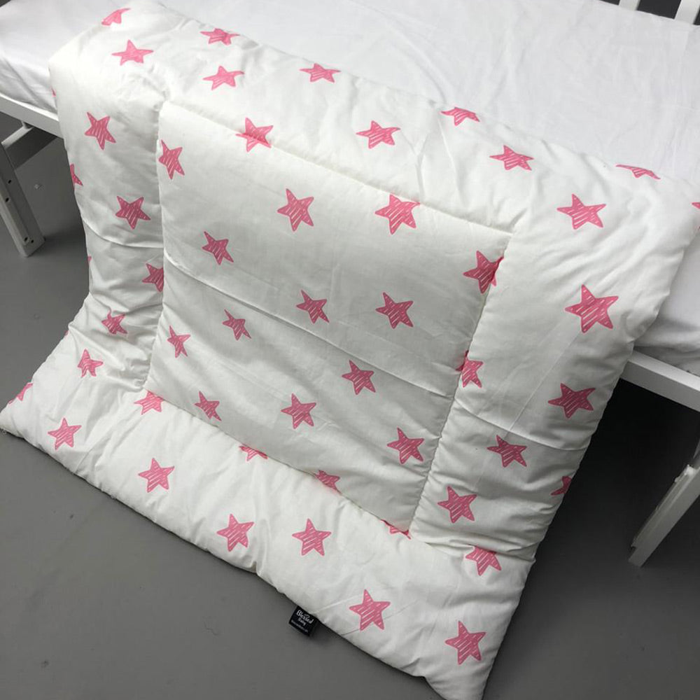 Baby Quilt - Pink Stars Design
