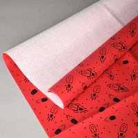 Mattress Protector / Rubber Sheet Red Rocket Design