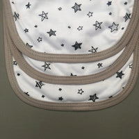 Baby Bibs - Star Design - Pack Of 3