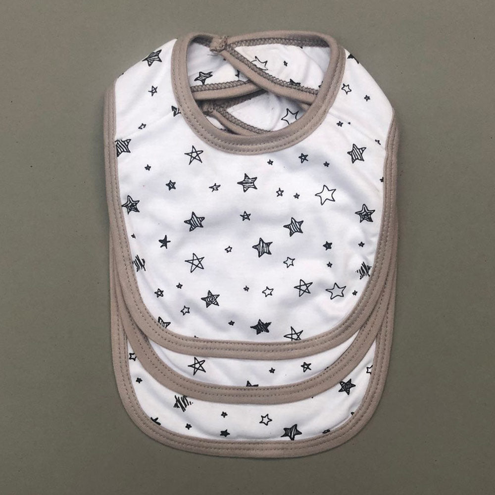 Baby Bibs - Star Design - Pack Of 3