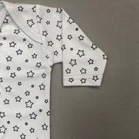 Half Leg Romper - Star Design Bluish Grey Colour
