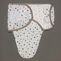Swaddle Sheet - Star Design White