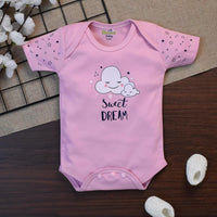 Baby Romper Sweet Dream Design Pink