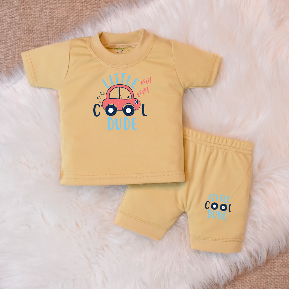 Suits For Baby – Cool Dude Beige Design