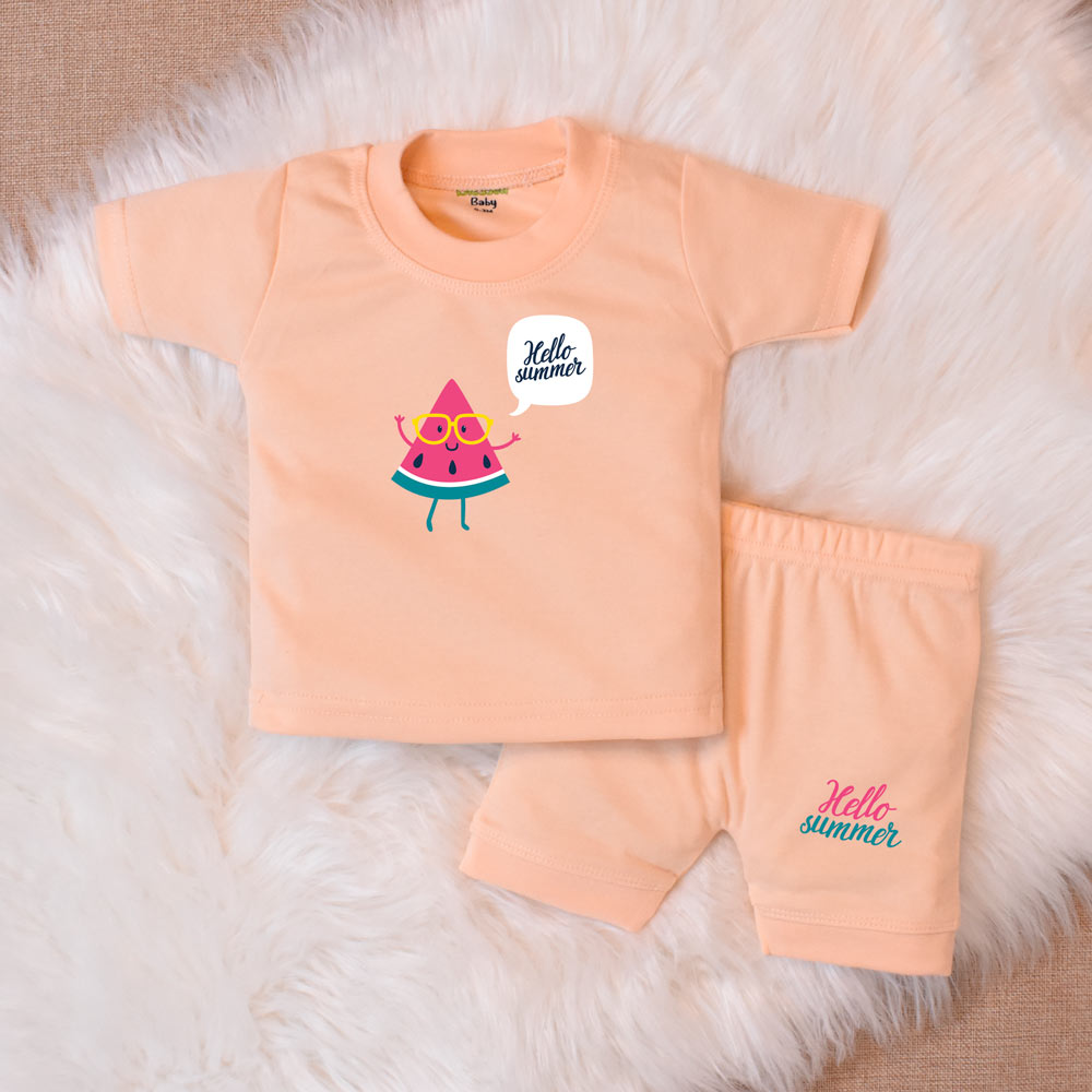 Suits For Baby – Summers Peach Design