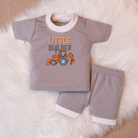 Suits For Baby – Little Builder Grey Design