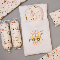 7pcs Bedding Set For Baby - Cool Dude Design