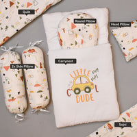 7pcs Bedding Set For Baby - Cool Dude Design