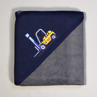 Bath Towel With Hood Grey Builder