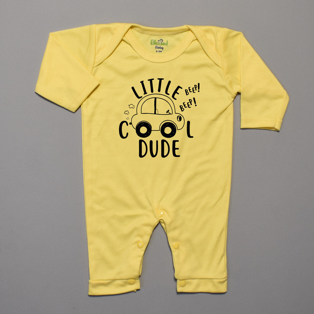 Romper For Baby – Half Leg Yellow Dude